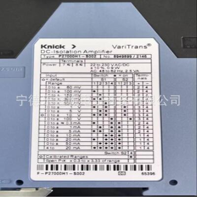 德国Knick科尼可P27000H1-S002隔离放大器议价