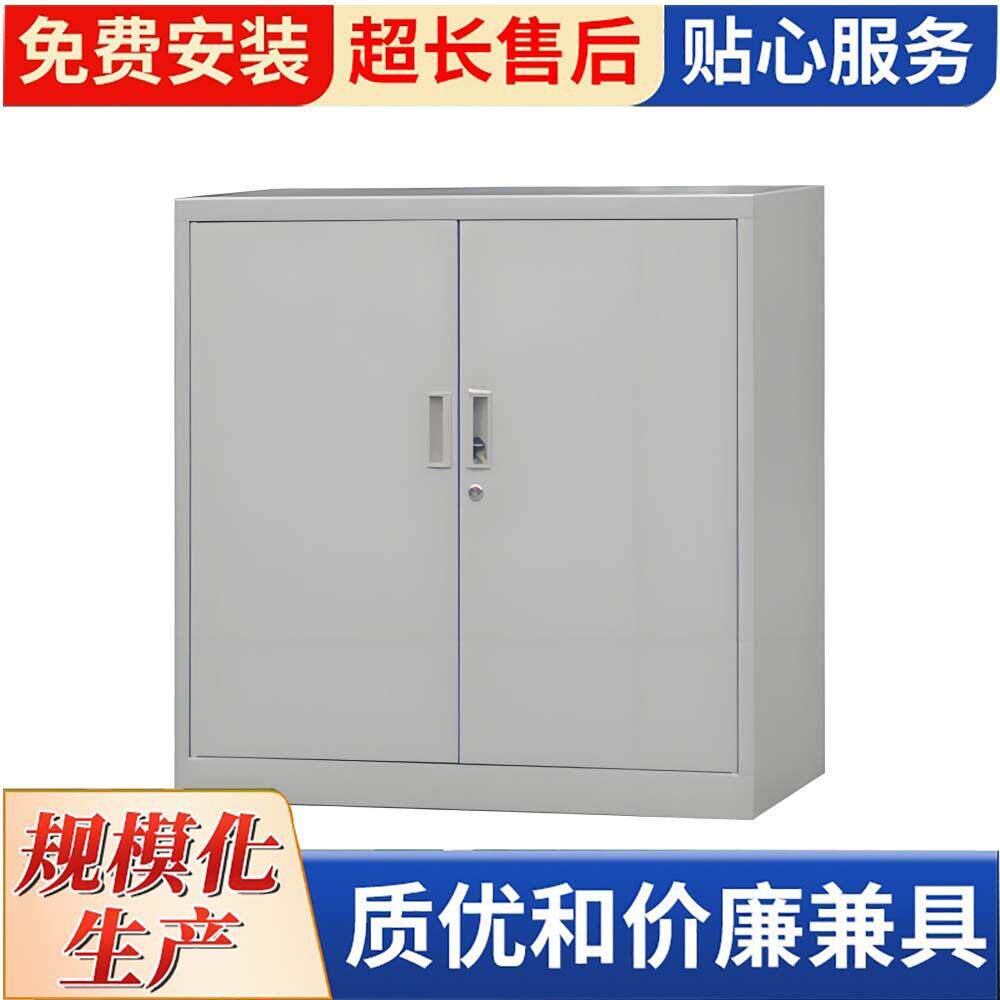 钢制公室储物文件柜铁皮财务带锁抽屉资料柜档案凭证公柜厂家