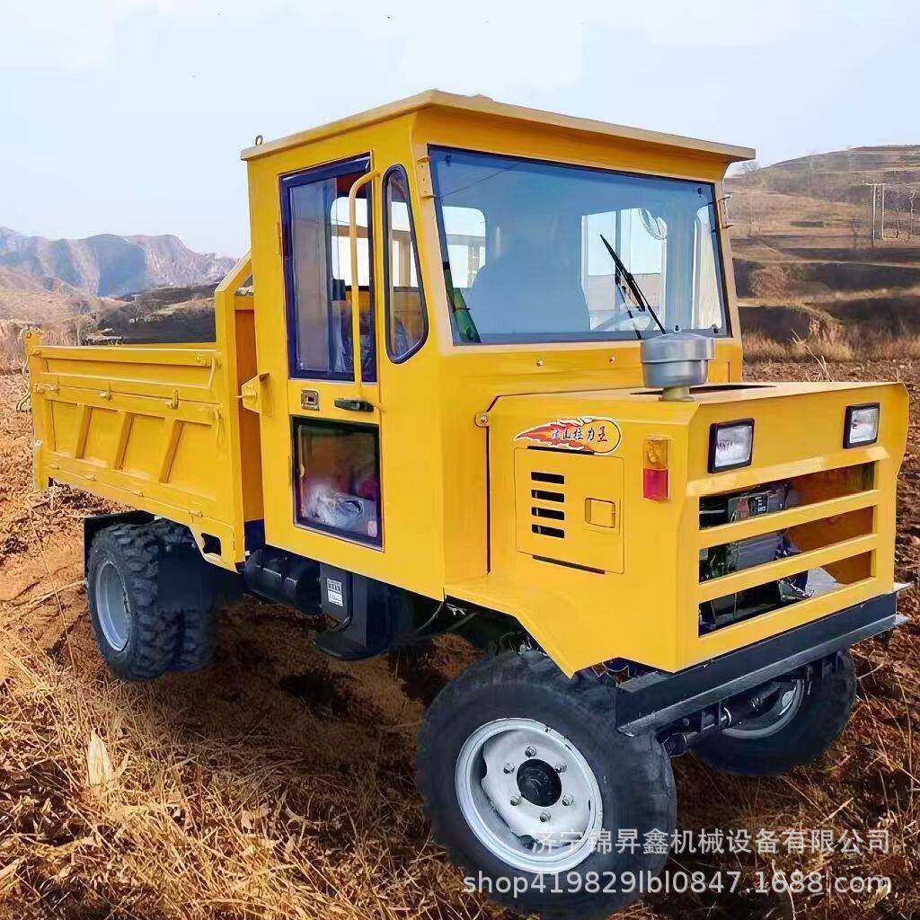 跨境出口四不像四驱运输车农用自卸翻斗车山地果园爬坡搬运车