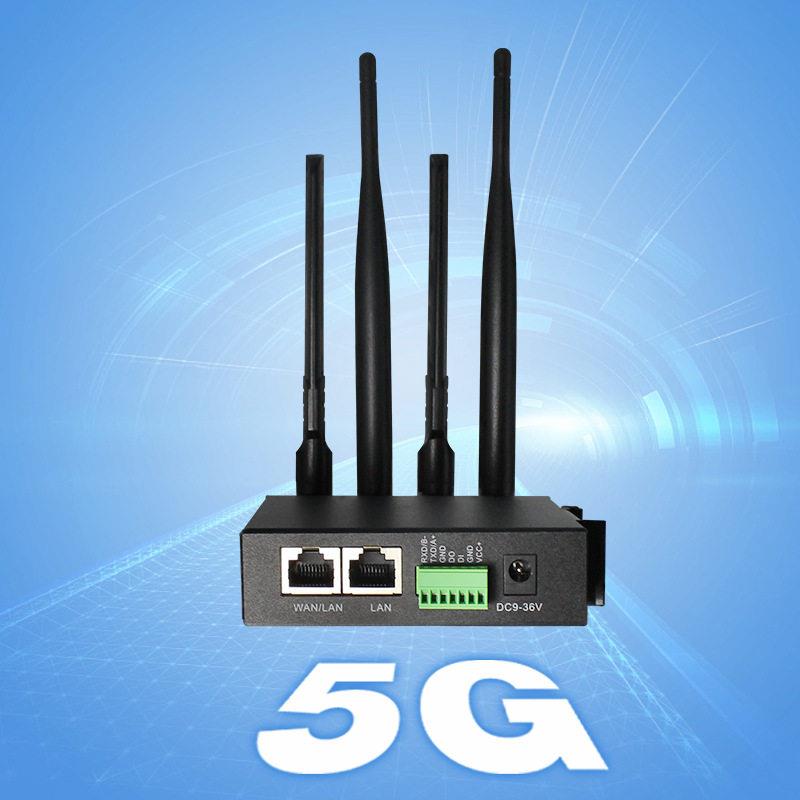 全网通4G/5G插卡转有线云平台远程实时监控数据采集5g工业路由器