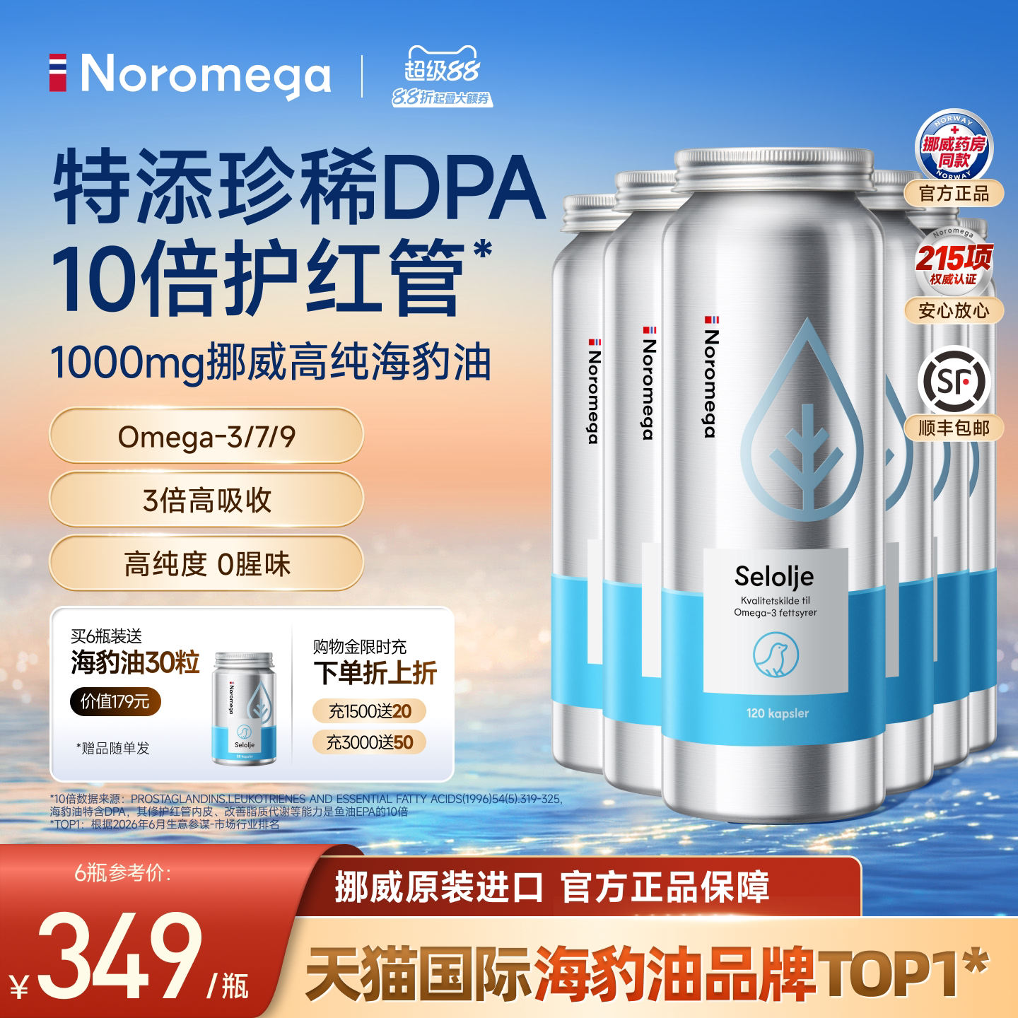 Noromega海豹油Omega-3图片