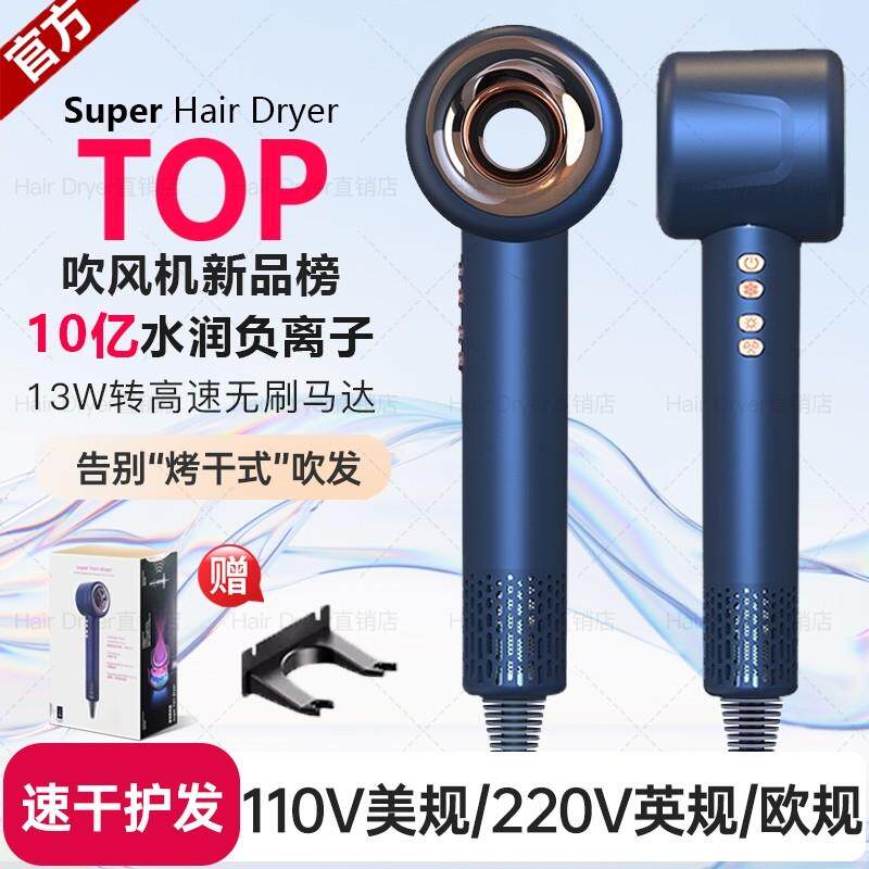 2026新款110V电吹风机家用高速负离子护发速干莱芬吹风筒美规英规