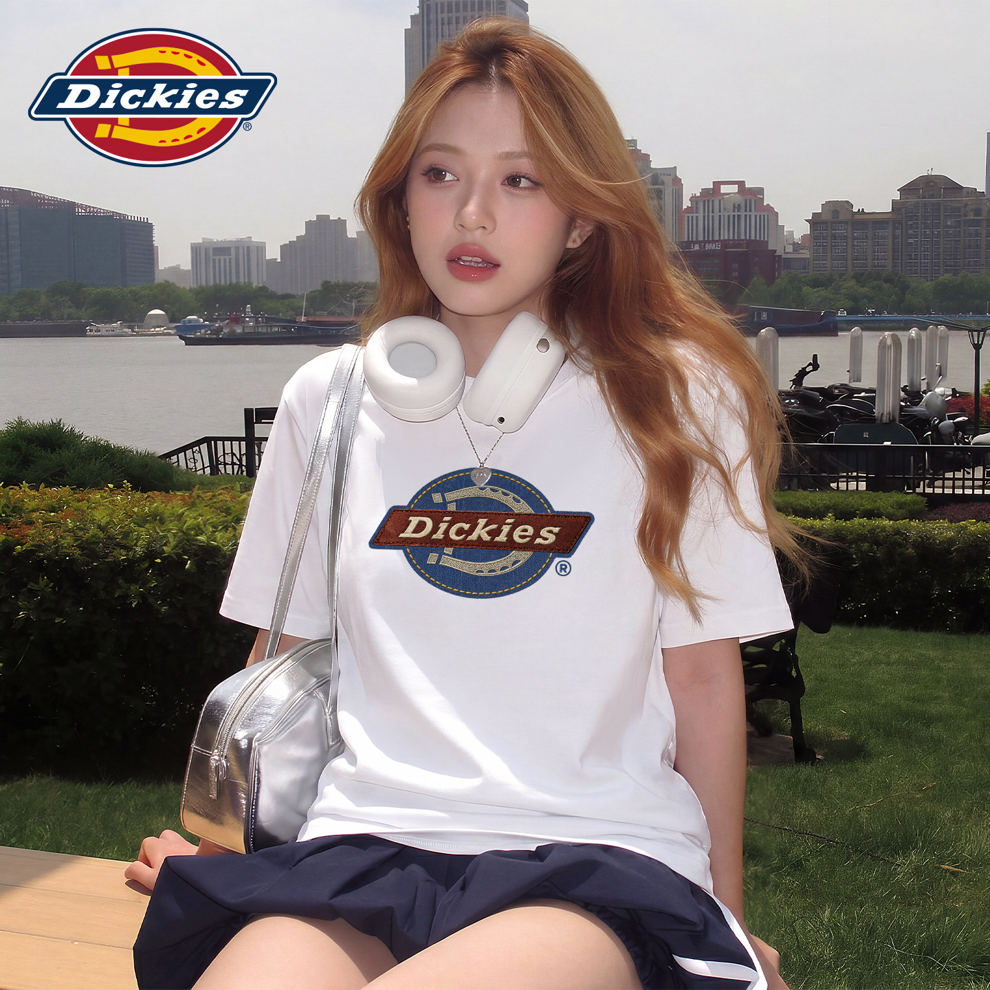 Dickies纯棉重磅宽松短袖t恤女款图片