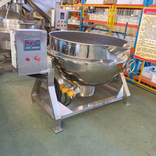50L-1000L不加钢电热夹锈层锅骨汤熬汤BSW锅牛肉卤煮锅  可倾斜搅