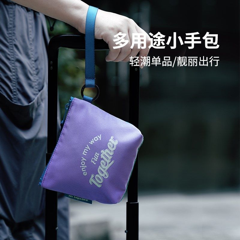 新款手拿包休闲零钱包便携小方包耳机化妆收纳包随身姨妈手抓包