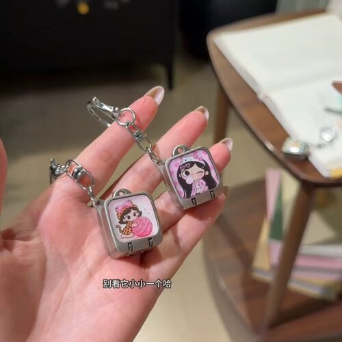 小玉磁吸折叠迷你指甲钳钥匙扣