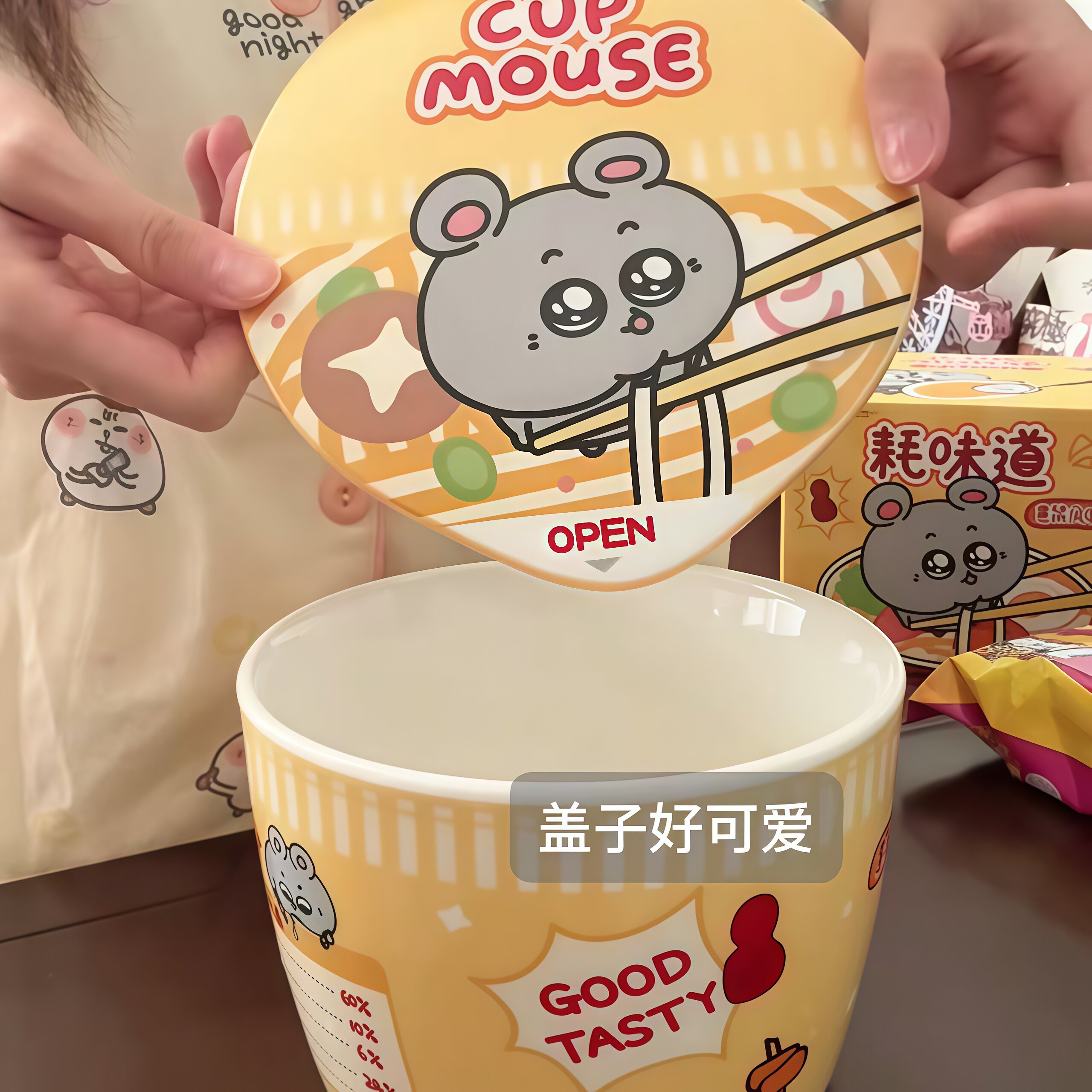 陶瓷泡面碗大容量可微波图片