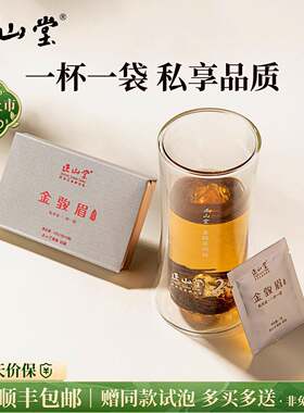 2026年春茶正山堂金骏眉私享装特级红茶叶正宗小袋装自饮可携式包