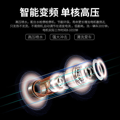 12v车载洗车机 便携式220V高压洗车家用水泵汽车用洗车器水枪直销