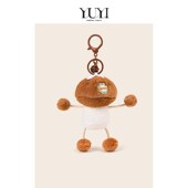 YUYI尖叫抽拉蔬菜香菇蘑菇包包挂件毛绒玩偶公仔挂饰车钥匙扣