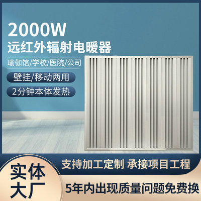 温煦双面铝镁合金电暖气片2000W
