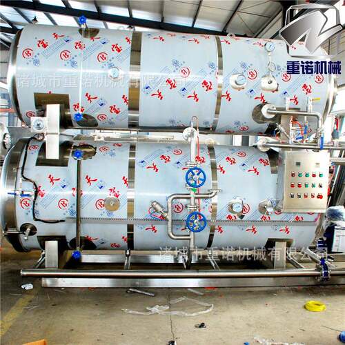 新专业杀菌设备温灭菌锅熟食杀菌双层水浴半自动304不锈钢材质