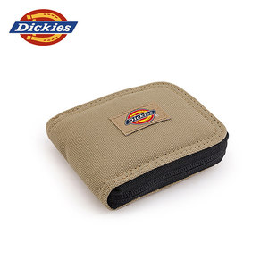 Dickies 24新款 logo纯色帆布钱包简约大方卡包
