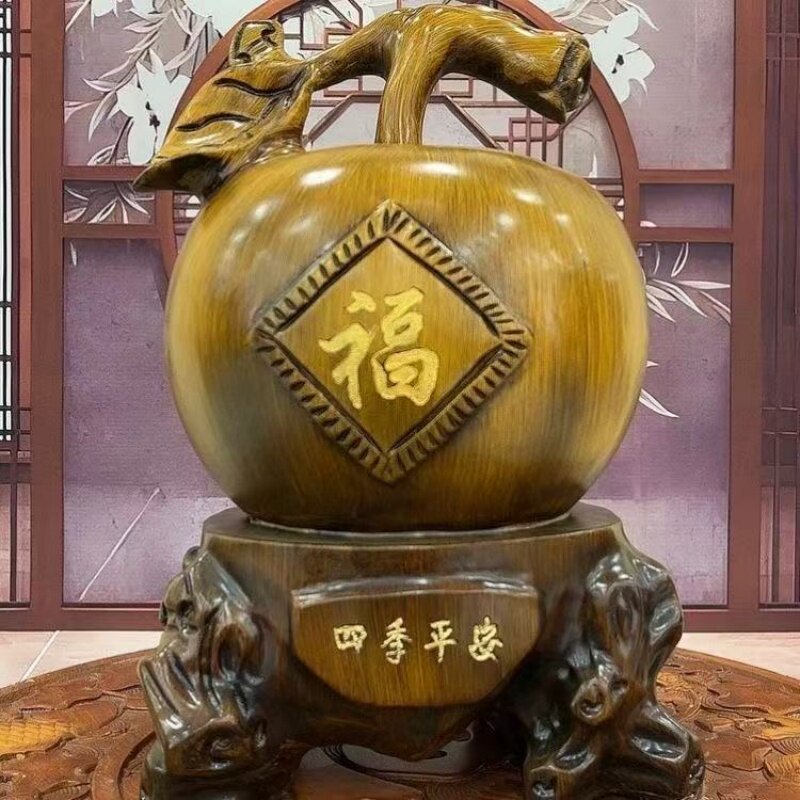 四季平安苹果摆件生日礼物