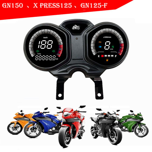 GN125太子摩托车电子码表gn150数字仪表LX150-39 速度表