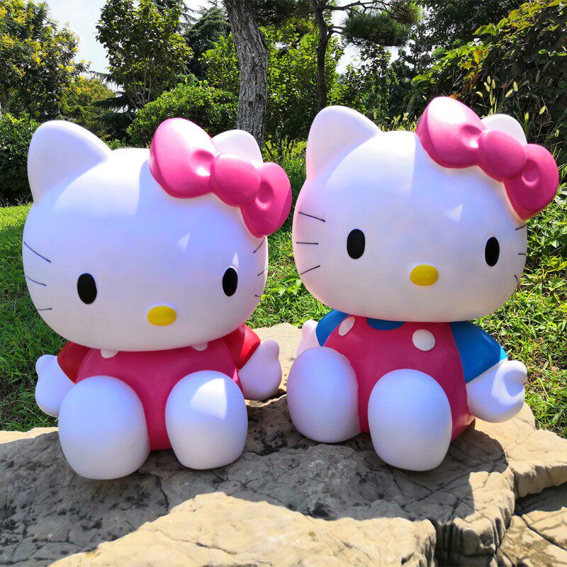 个性超大号不怕摔存钱罐儿童成人卡通防摔大容量KT猫储蓄罐男孩女