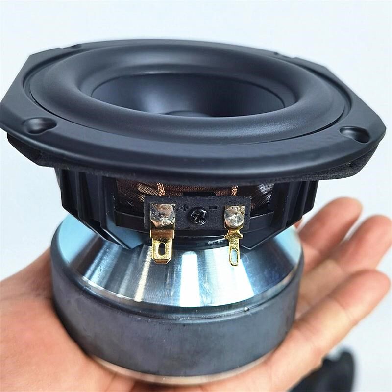 懒得解释彪悍4.5英寸喇叭巨大一坨精悍中低音巨大磁钢铸铝架8欧