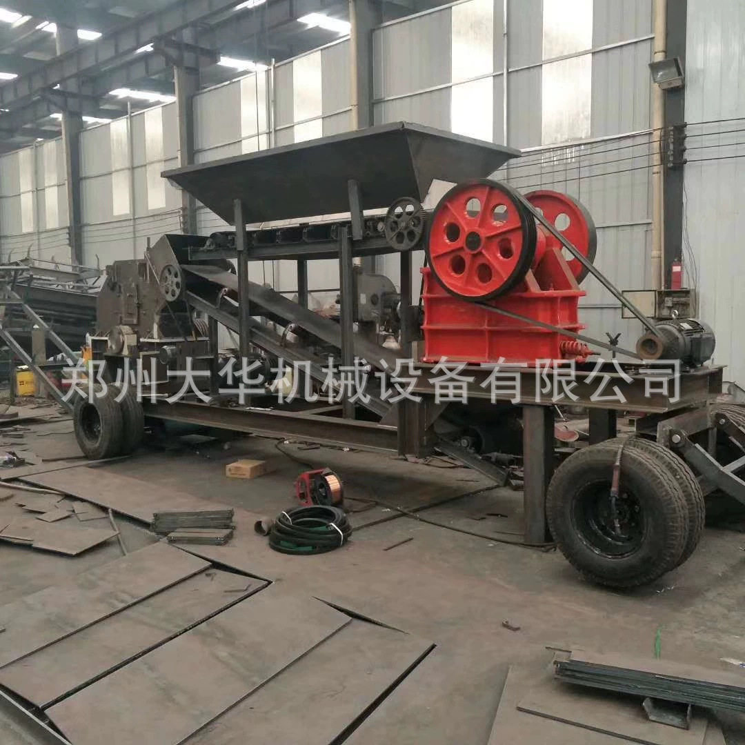 建筑石料碎石制砂机 鹅卵石花岗岩破碎生产线 时产50吨石料生产线