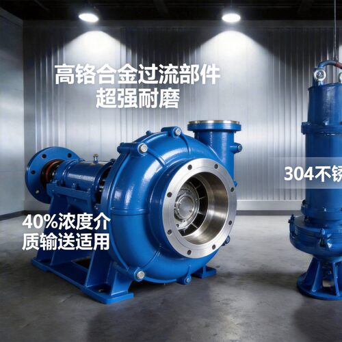 定制矿用BQZ渣浆泵 ZJQ搅拌无堵塞泥浆泵 高铬耐磨液下立式抽沙泵