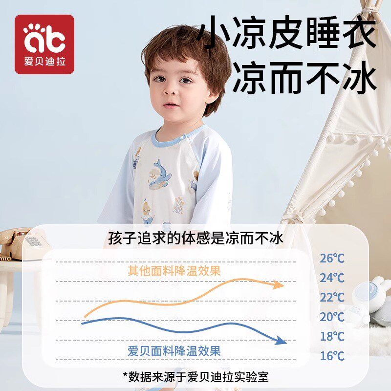 婴儿睡衣夏季薄款纯棉四季通用婴幼儿童防踢被神器小月龄宝宝睡袋
