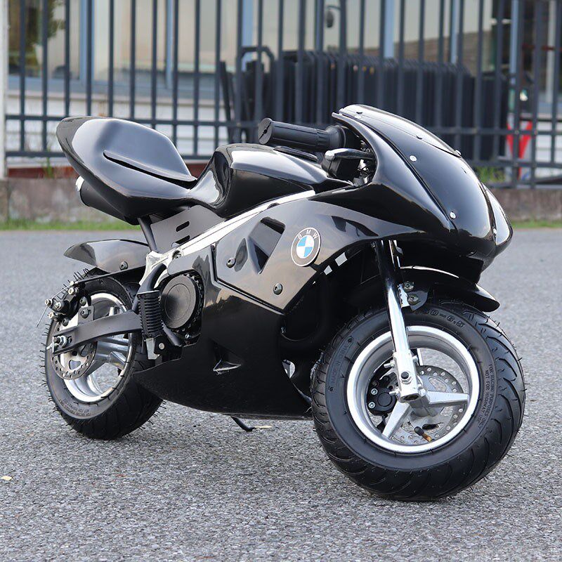 儿童电动摩托车汽油版49CC小型趴赛机车迷你成人中小跑车二冲四冲