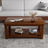 实木茶几简约现代小户型客厅家用茶几桌阳台简易茶台新中式 茶桌