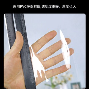 书架防尘帘透明pvc书柜置物架隔灰罩粘贴密封门帘隔潮遮灰套免钉