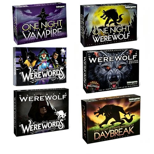 现货英文版 桌游玩具 One Night Ultimate Werewolf 一夜狼人