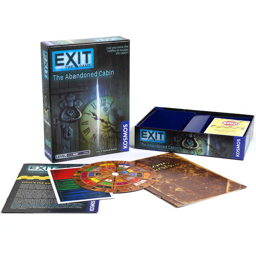 英文版 exit the game桌游卡牌外贸热销冒险密室逃脱游戏逃生体验