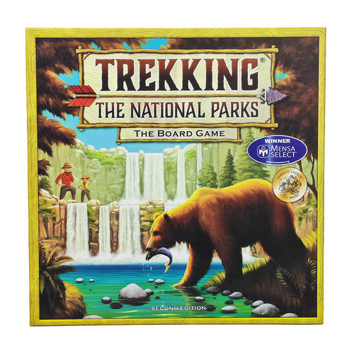 Trekking the national parks全英文国家公园策略棋牌游戏卡片
