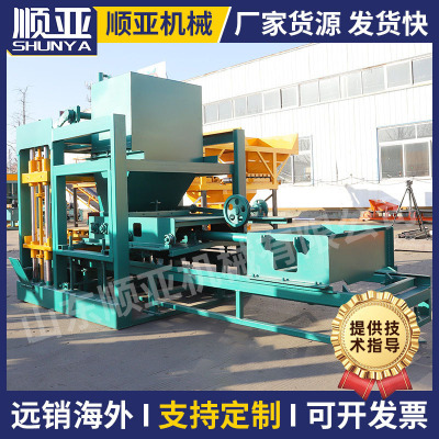 厂家货源QT4-15水泥制砖机液压切块成型机混泥土混凝土免烧砖机