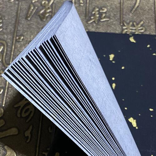 洒金纸黑色道家写画用品宣纸宽10cm密室逃脱道具宜粘贴抄经纸包邮