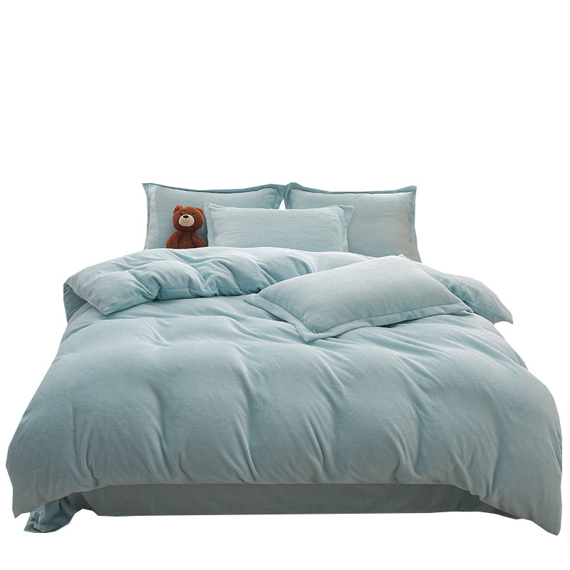 牛奶珊瑚绒单件被罩150x200x230cm加厚双面绒法兰绒单品被罩家用