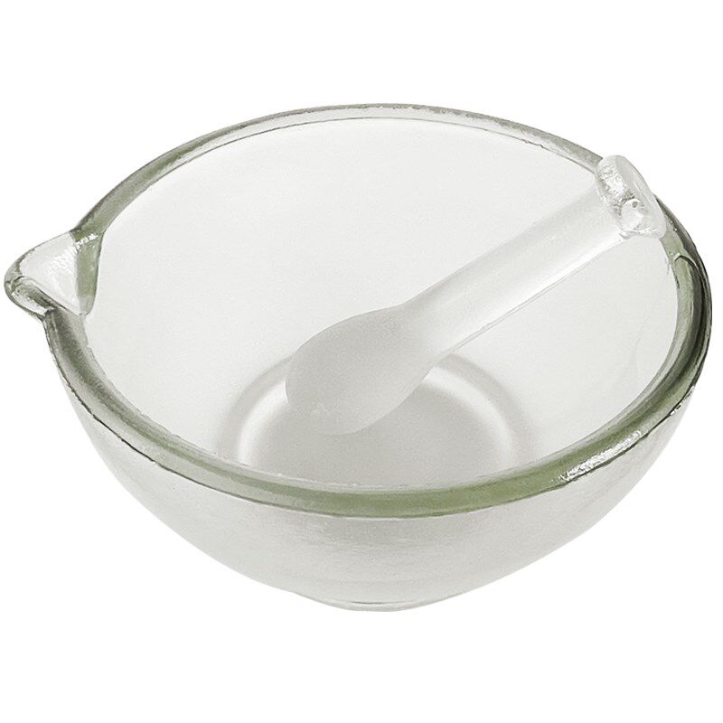 玻璃研钵研磨棒乳钵研药碗家用捣药罐药臼杵实验室试剂碾药工具