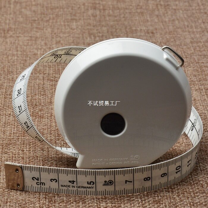 德国原装进口2米自动伸缩卷尺量衣软尺皮尺身高三围测量工具尺子图片