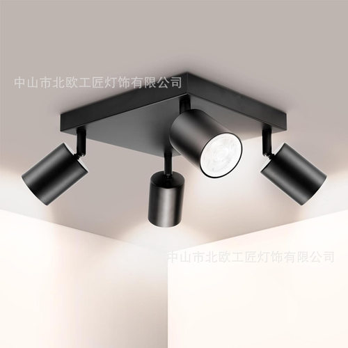 明装LED四头吸顶射灯走廊过道