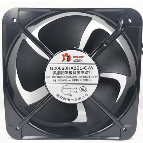 正品20CM轴流风机 20060 220V 65W 20厘米 机箱机柜风扇 散热风扇
