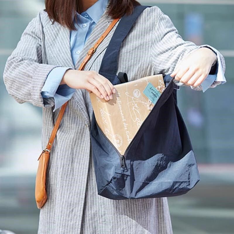 锦宫SATTON单肩包可折叠办公文具包大容量旅游随身包方便收纳