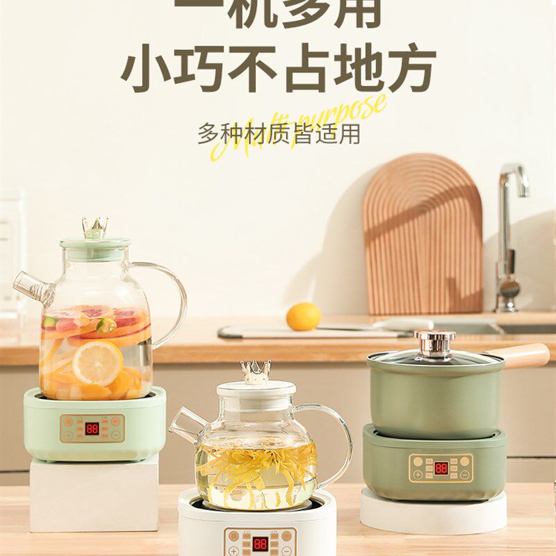 法国高硼硅玻璃锅耐高温煮红酒专用器皿家用热水果茶养生壶电陶炉