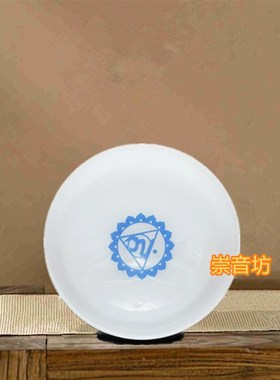 水晶钵颂钵瑜伽水晶音钵定制镀花手工音疗钵静心解压音乐碗冥想钵