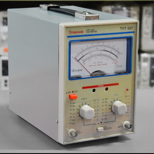 Tronson创信TVT-321交流毫伏表TVT-322双针双通道300UV-100V/1MHZ