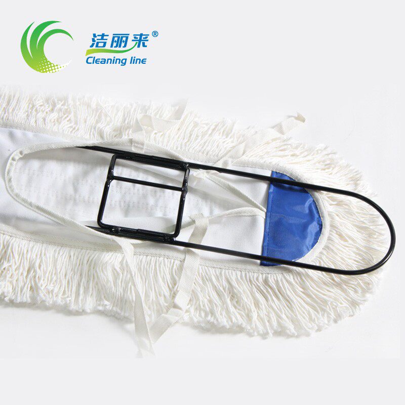 洁丽来加厚尘推平板拖把酒店平拖耐用地推旋转干拖商场大面积使用