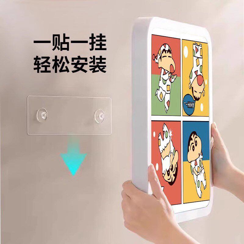 浴室壁画收纳箱可折叠置物架防水卫生间墙上柜子盒洗澡放衣服神器
