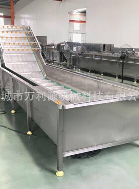 万利源鱿鱼连续式去污清洗机不锈钢气泡洗鱼机内胆可提升易清洁