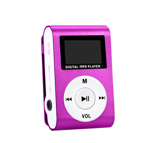 热卖直销金属有屏夹子插卡MP3mp3播放器经典夹子创意礼品