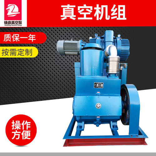 低噪音2X-70-ZJ-300罗茨真空机组供应罗茨真空泵机组