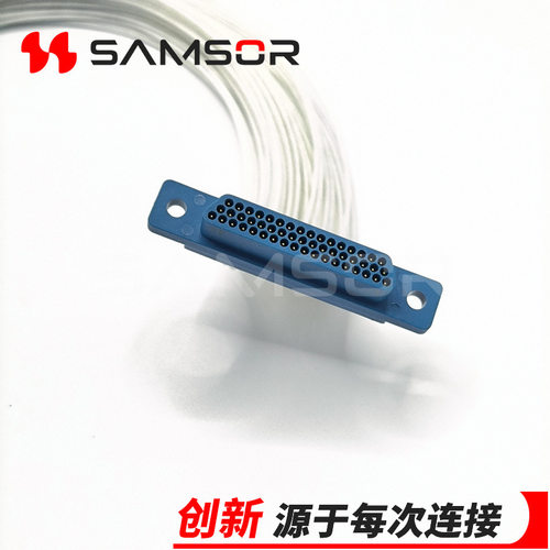 航插厂家货源J30-51TJL-300MM矩形连接器 J30-51芯插头带线