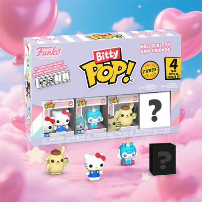 Funko三丽鸥Hello Kitty凯蒂猫酷洛米美乐蒂萌粒盲盒摆件七夕礼物