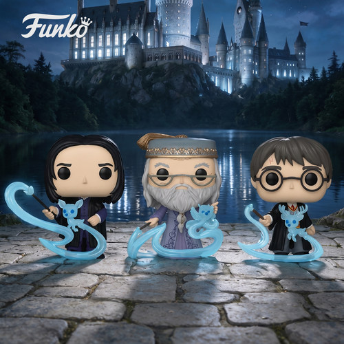 Funko哈利波特25周年魔法纪念款 哈利斯内普邓布利多手办摆件礼物