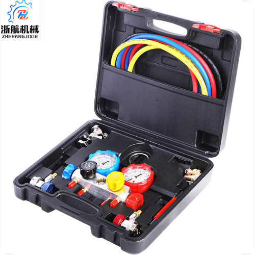 4 路交流歧管仪表套装,HVAC适用于汽车家用R404A R134A R410A R22